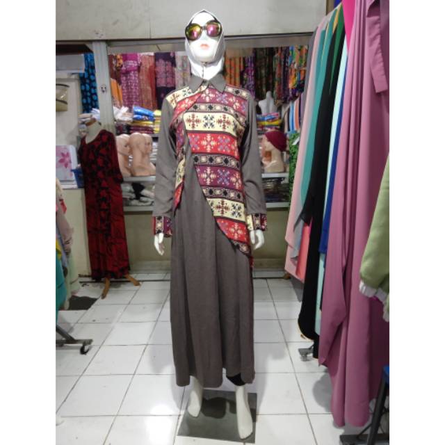 Ready gamis irene tanpa hijab