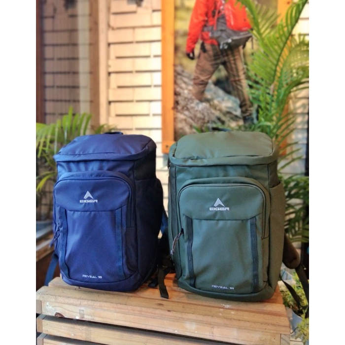 Eiger1989 Tas  Reveal 18L Art 7599 Tas Punggung-Ransel-Tas Sekolah - navy