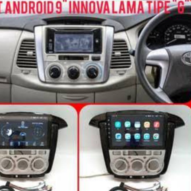 Head Unit Android dan Iphone Carplay Wifi RAM 4GB OEM PNP Innova 9inc Intersys Original Garansi Resm