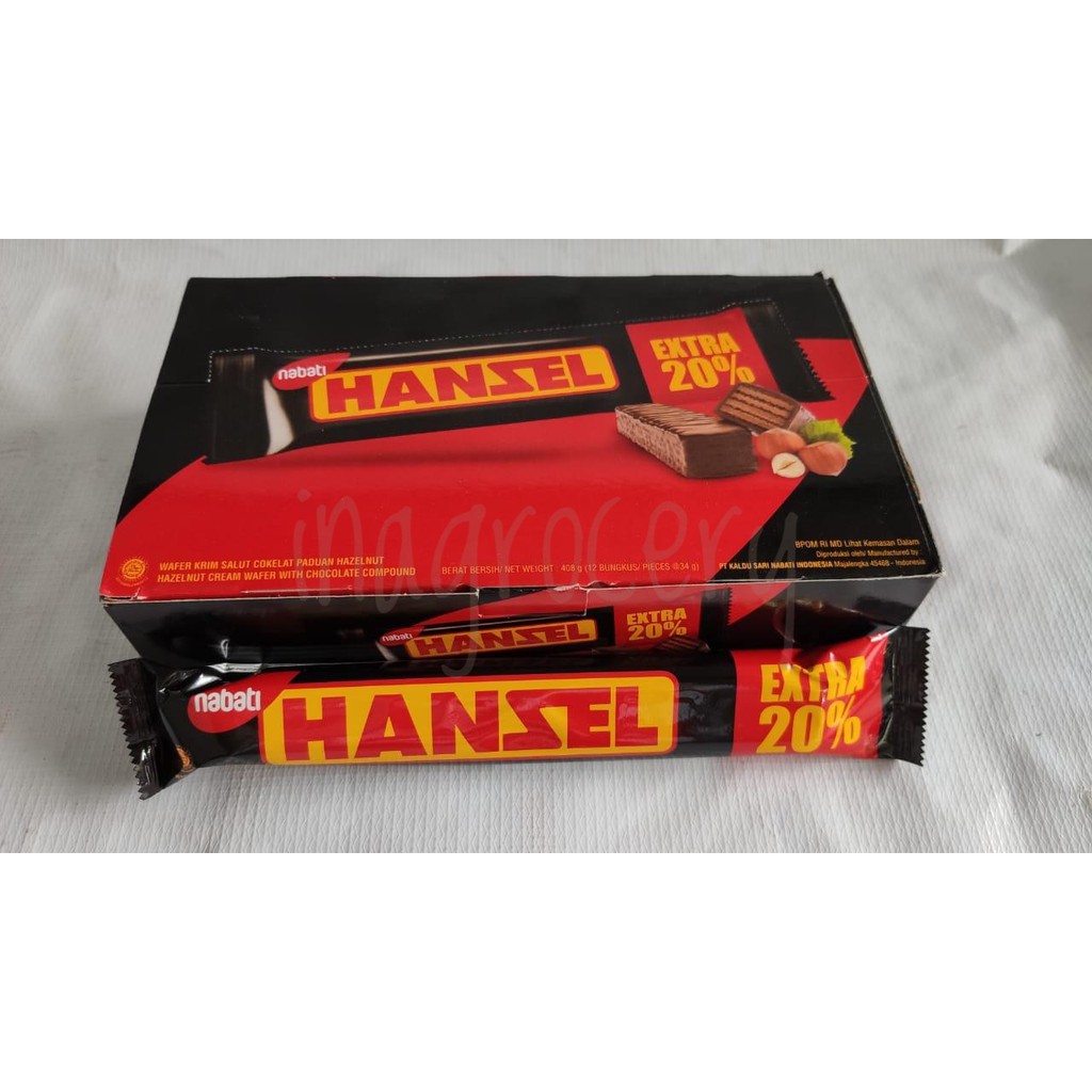 

NABATI HANSEL 12 pcs x 34gr