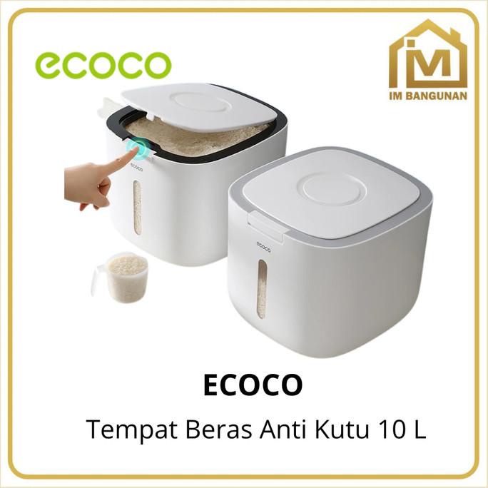 Jual Rice Dispenser Wadah Tempat Penyimpanan Beras Anti Kutu Ecoco Kg Shopee Indonesia