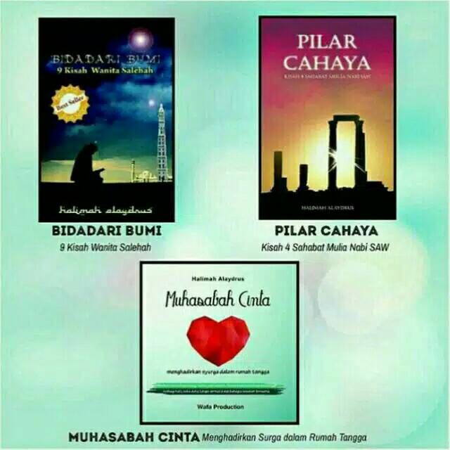 Paket buku ustadzah Halimah Alaydrus