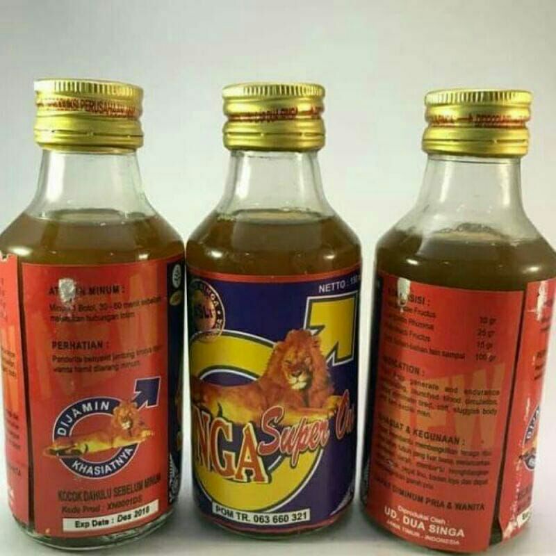 JAMU HERBAL SINGA SUPER ON KUAT PRIA LELAKI ASLI ORIGINAL 100%