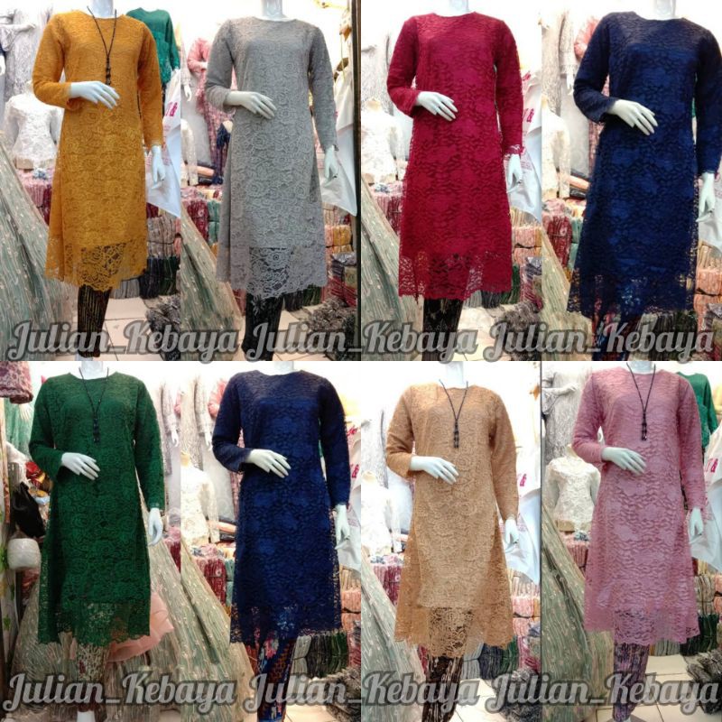 ATASAN KEBAYA TUNIK BRUKAT / KEBAYA MODERN JUMBO / TUNIK BROKAT / ATASAN KEBAYA / BAJU KEBAYA