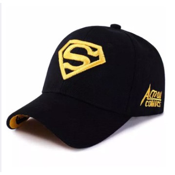 Topi Baseball Logo Superman Topi Pri dan Wanita Dewasa