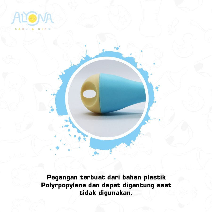 KtmStore sikat pembersih cuci botol 2 IN 1 Bottle Nipple Brush Alyona AL-004