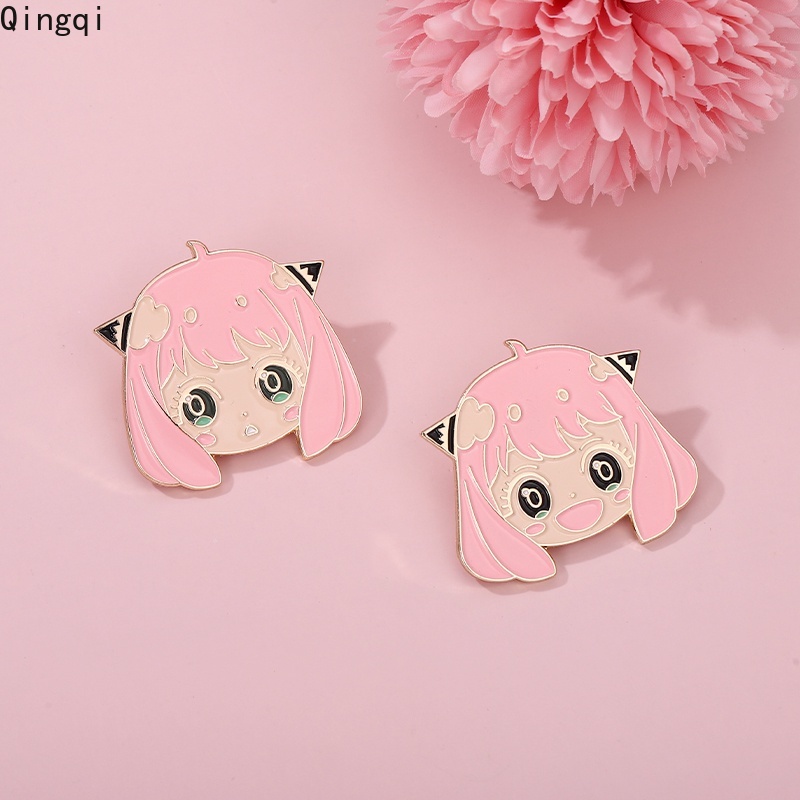 Bros Pin Enamel Bentuk Karakter Kartun Anime Jepang Spyxfamily Untuk Hadiah