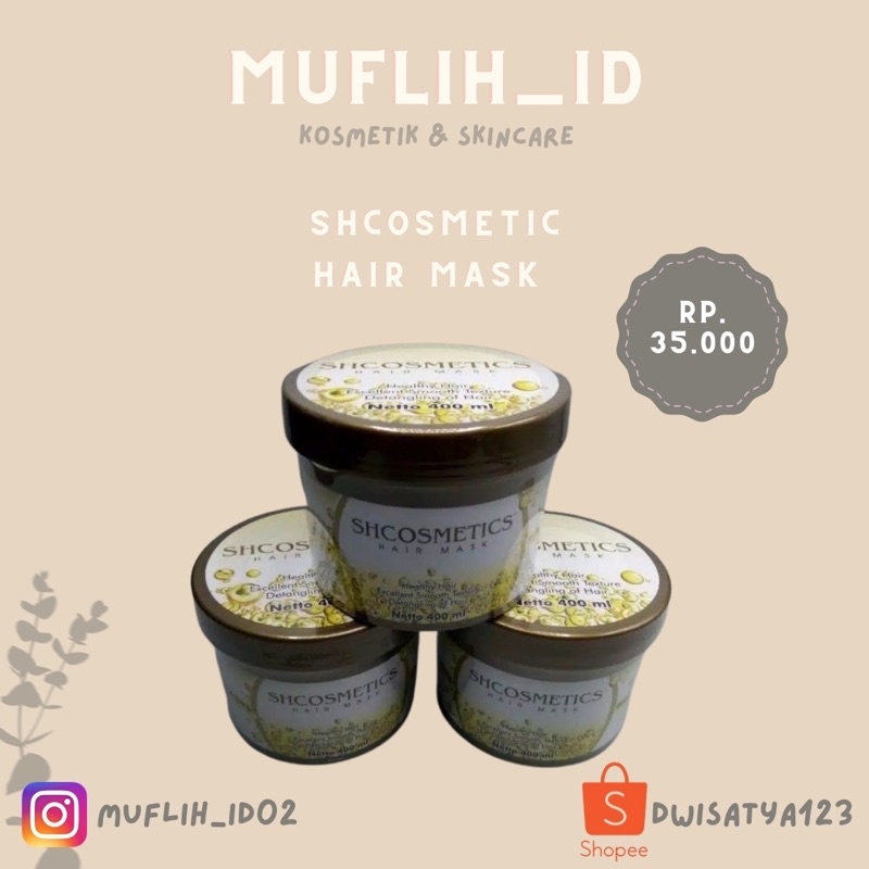SH COSMETIC HAIR MASK - MASKER RAMBUT SH COSMETIC