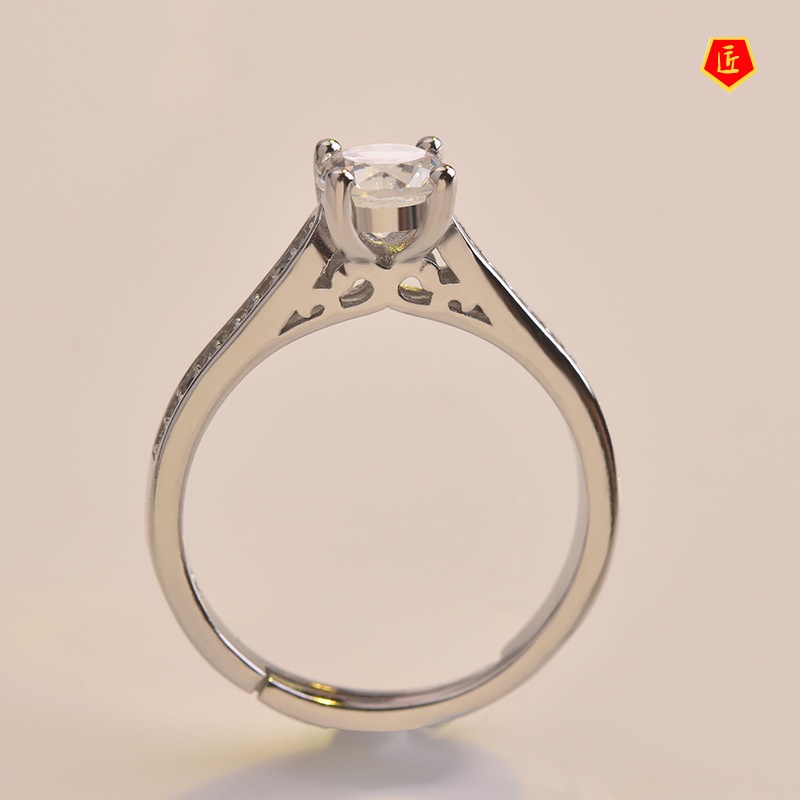 [Ready Stock]S925 Silver Ring Female Special-Interest Design