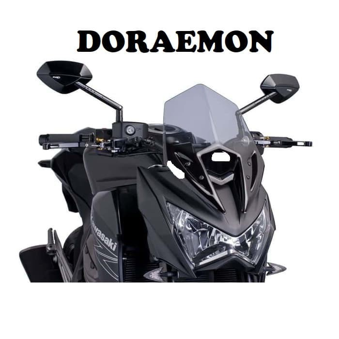 Windshield z800 visor z800 black kaca depan seperti puig