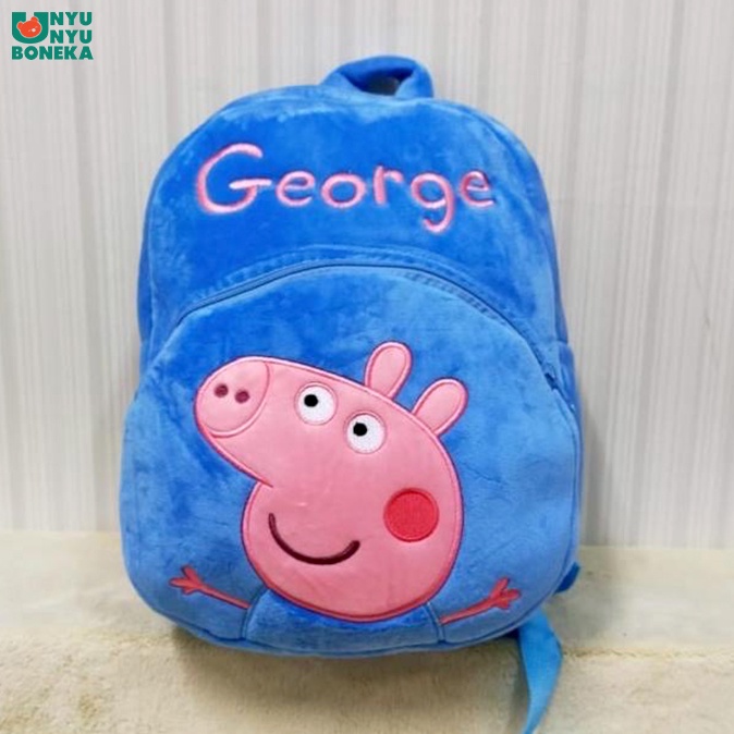 tas ransel anak peppa george pig babi animal backpack sekolah