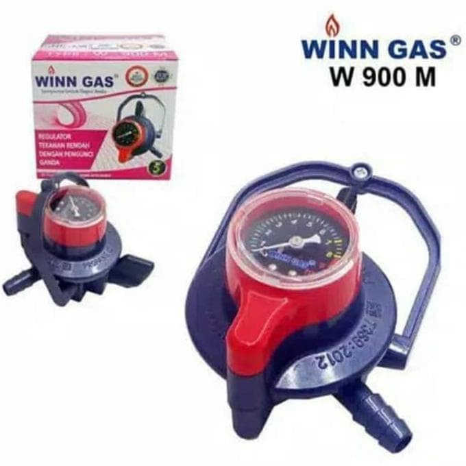 REGULATOR WINN GAS WIN GAS W 900 M DOUBLE LOCK PENGUNCI GANDA TEKANAN RENDAH