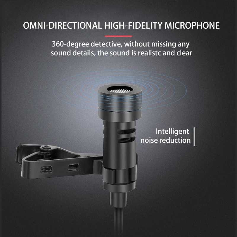 Wireless Microphone Mic Universal UHF USB Rechargeable Noise Reduction