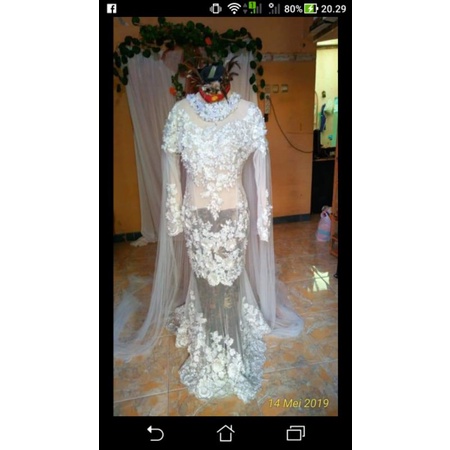 PL,preloved baju pengantin