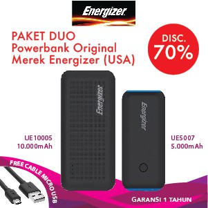 PROMO DUO Powerbank Energizer