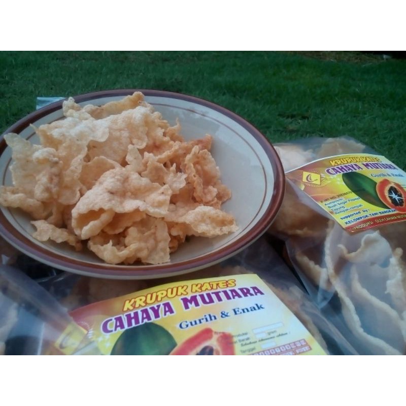 

krupuk kates(pepaya) SEKALA BESAR