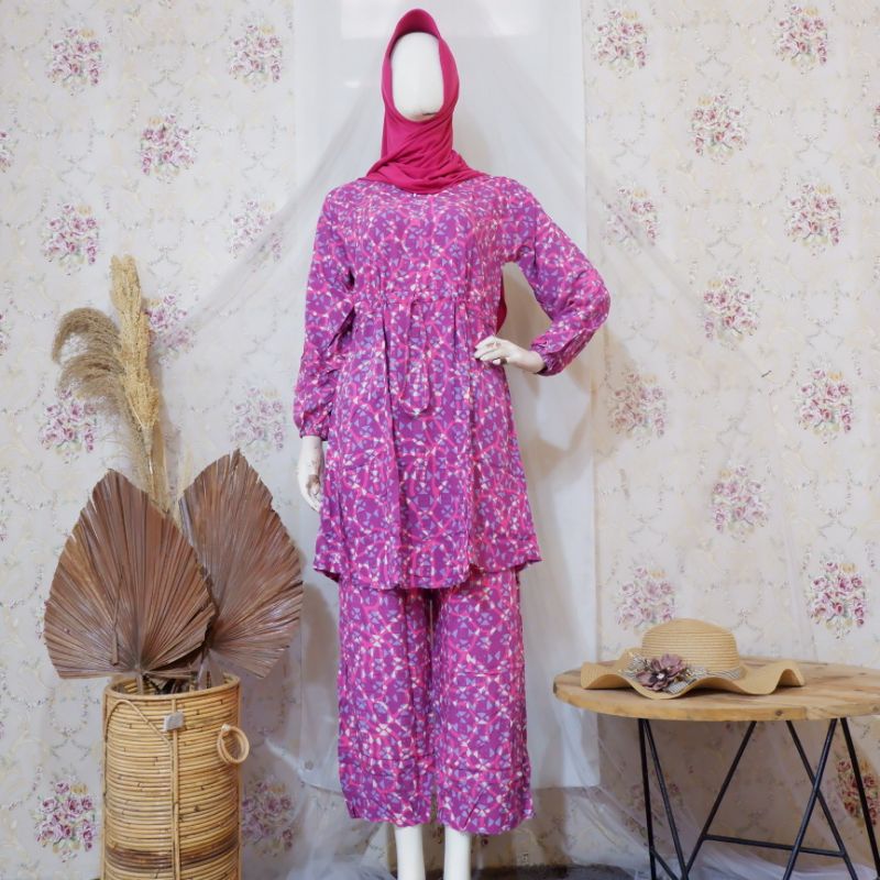 Batik Qonita Setelan Celana Vanya