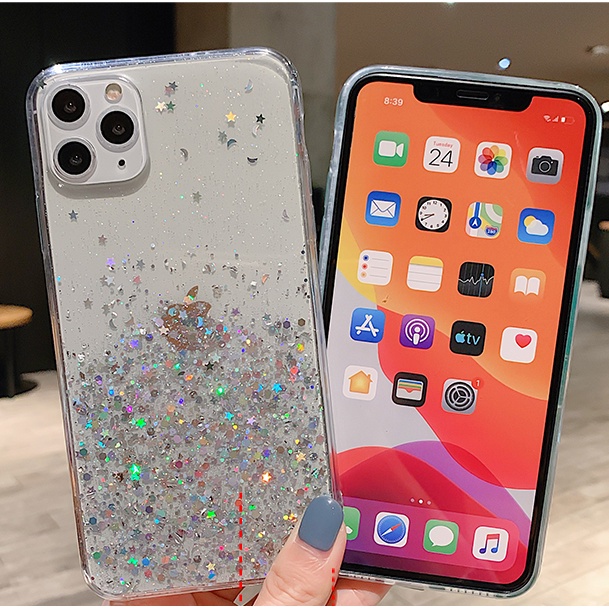 Case Samsung A53 A33 A03 Core A52s A03s A22 A72 A52 A32 A02s A13 A12 A21s A11 A71 A51 A10s A50 A30s A50s  A20 A30 A10 A8 A20s A02 M32 M11 M10 Epoxy Glitter soft Phone Case-6