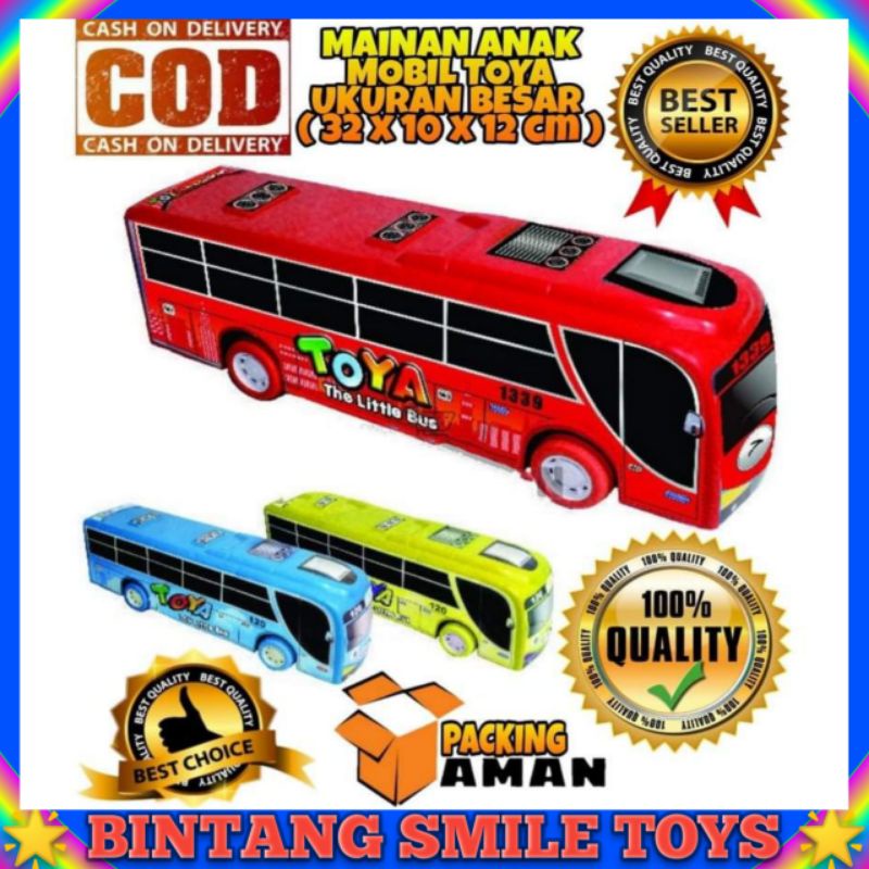 MAINAN MOBIL BUS TAYO TOYA ANAK BUS TOYA BESAR / THE LITTLE BUS TAYO KARAKTER LUCU UKURAN BESAR PROM