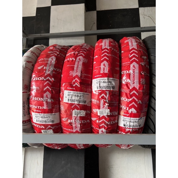 ban belakang beat vario scoopy ori ahm tubeless