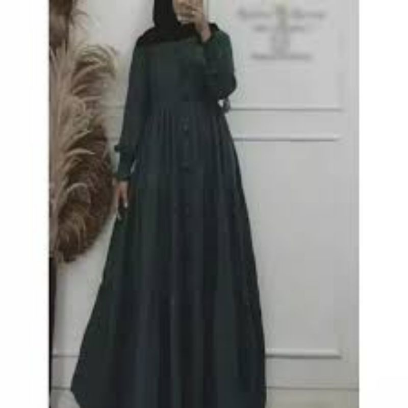 Gamis rempel nadia dresa fashion muslim remaja