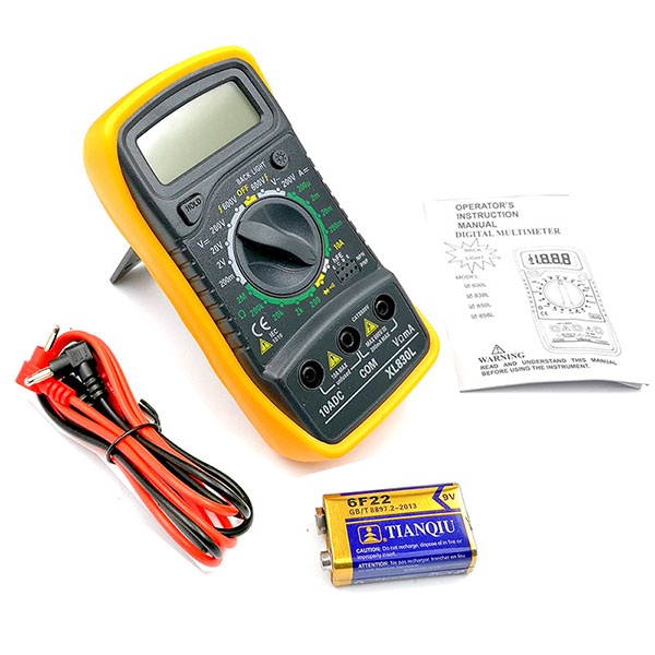 Digital Multimeter Avometer/ Multitester Digital AC DC Voltage Tester / Avometer Digital XL830L / TP-2