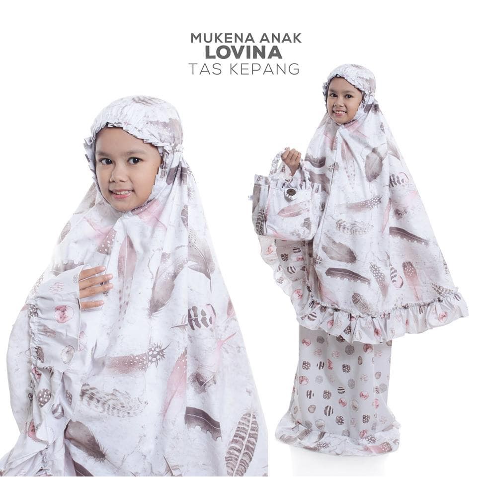 MUKENA ANAK KATUN JEPANG MURAH LOVINA KEPANG