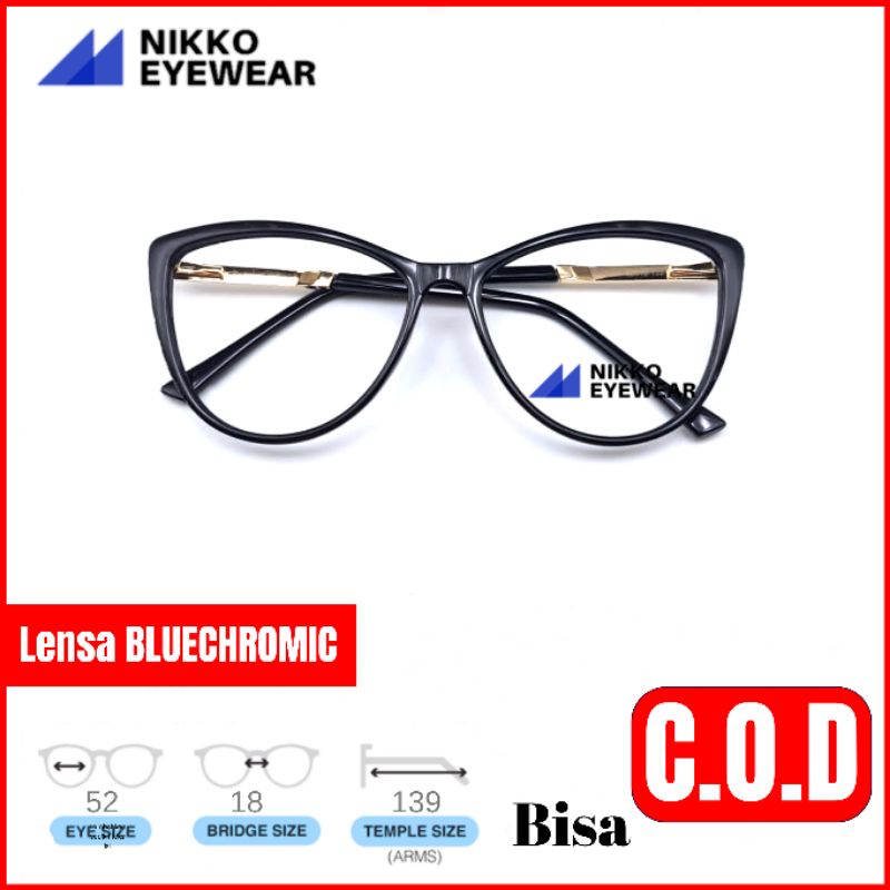 Kacamata 87001 Lensa Bluecromic, Photocromic Blueray