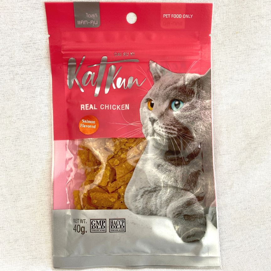 

KATKUN Snack Kucing Jerky Salmon 40g