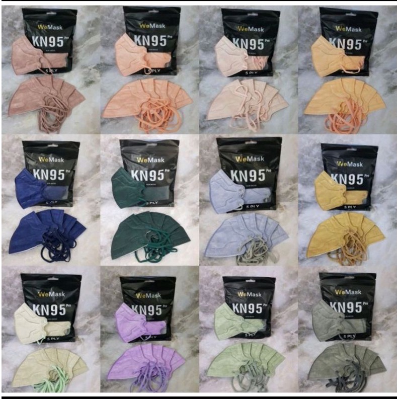 MASKER KN95 PRO WE MAZE WARNA ISI 10 LEMBAR