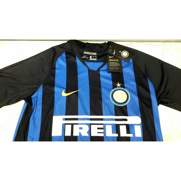 JERSEY BOLA INTER MILAN HOME 2018 2019 GRADE ORI