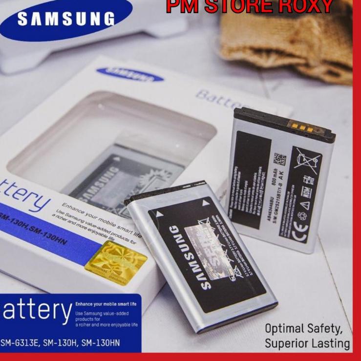 "PAO. " BATTERY BATERAI BATRE SAMSUNG FLIP SAMSUNG LIPAT E1195 GT-E1195 E1272 E1080 C140 C3303 ORIGI