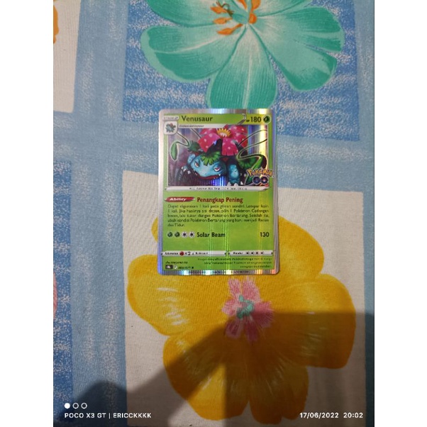 kartu pokemon Bahasa Indonesia Venusaur