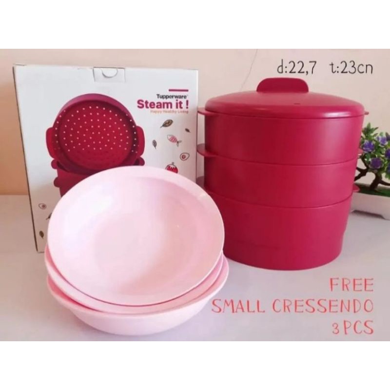 Crescendo plate/small Crescendo plate/piring Tupperware/mangkok Tupperware/bowl Tupperware