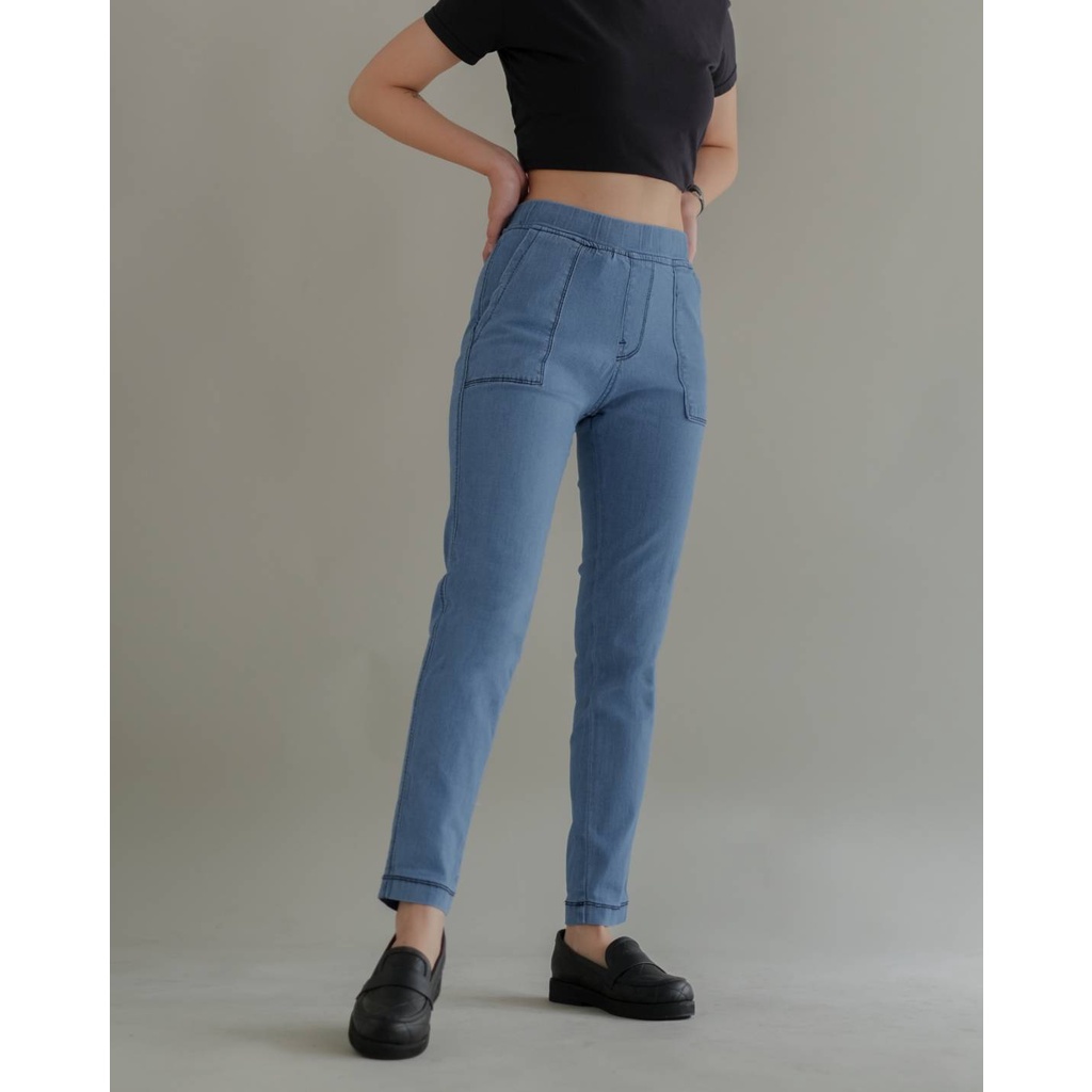 Myrubylicious COZZY DENIM STRECH PANTS KODE R007