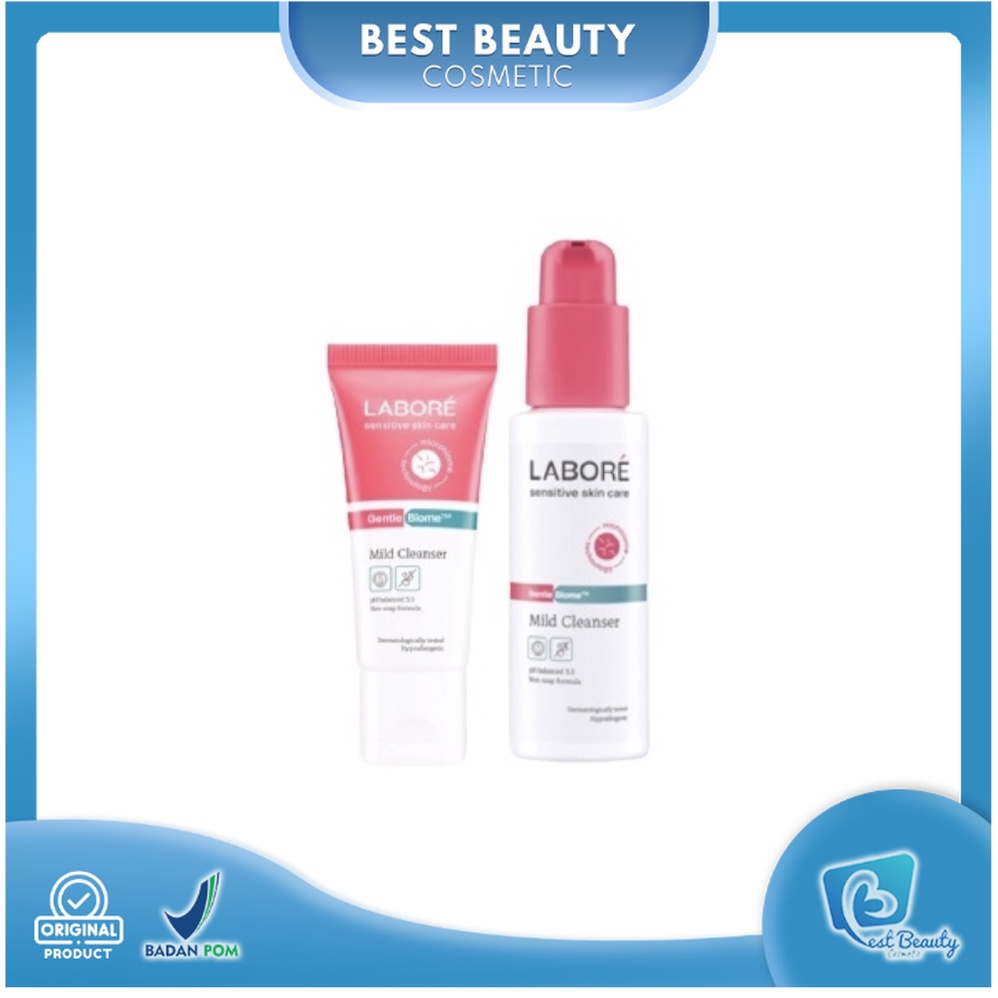 ★ BB ★  LABORE GentleBiome Mild Cleanser  - 15ml - 100ml - 225ml - Gentle Face Wash Kulit Sensitif