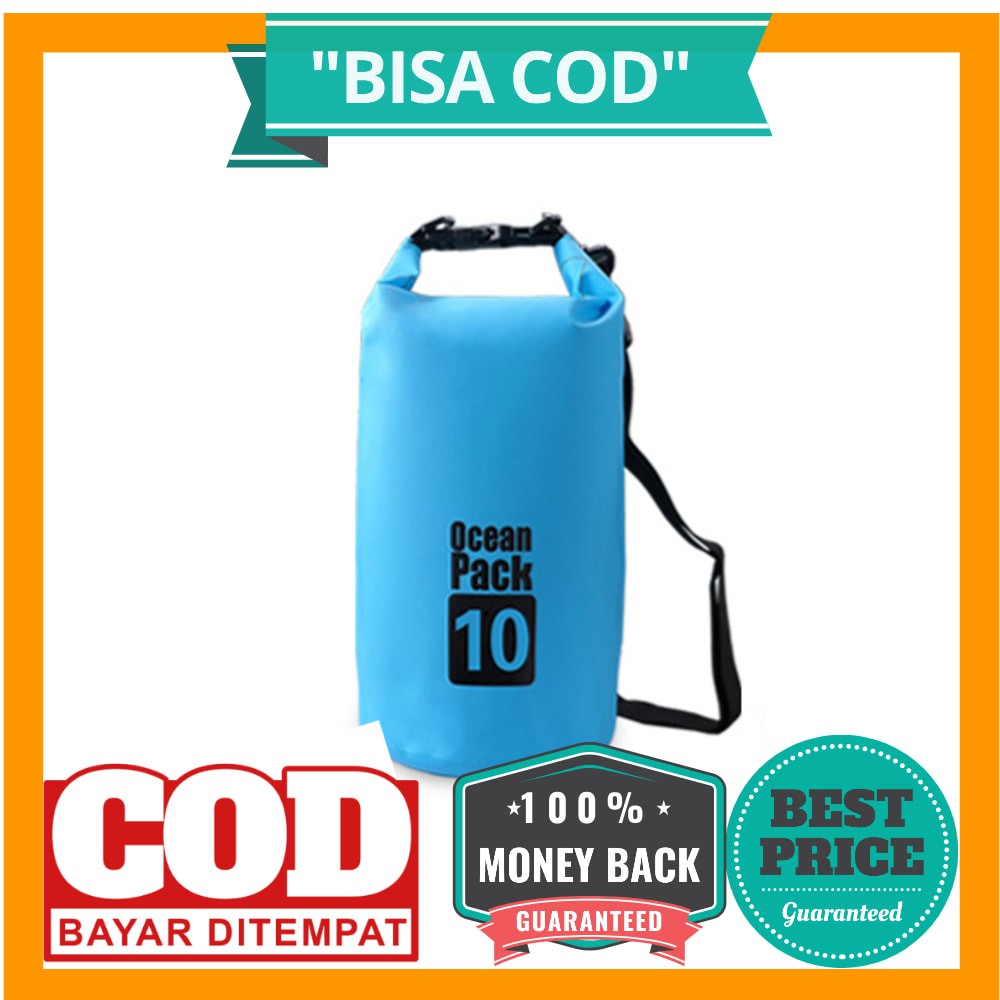 Outdoor Waterproof Bucket Dry Bag 10 Liter - OB101 - Blue