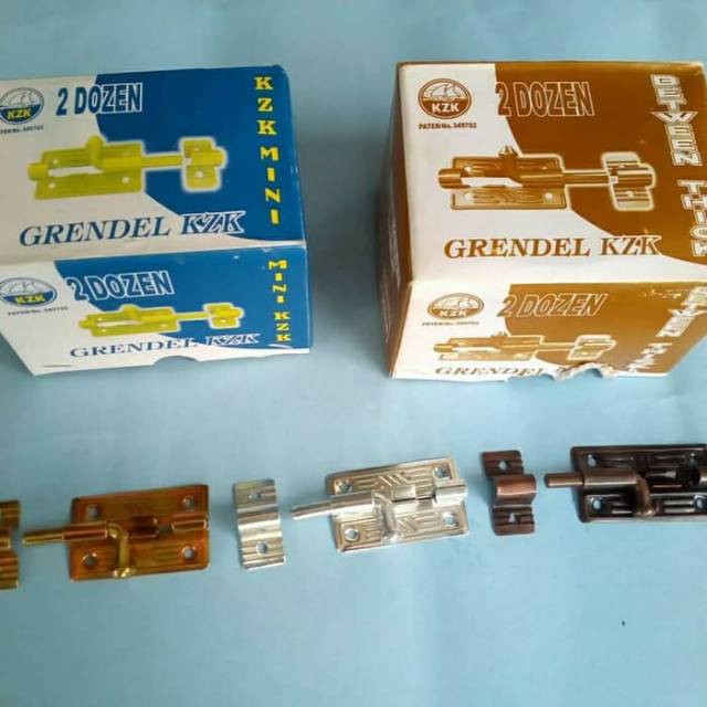 Grendel Mini Kecil Hk Kzk / Selot Pintu / Slot Pintu / Gerendel Pintu