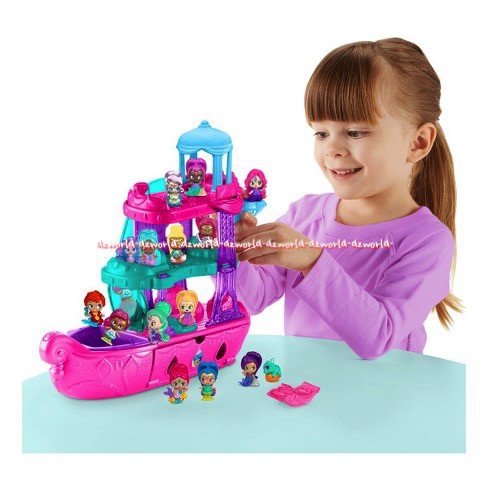 Shimmer and Shine Rainbow Zahramay Genie Gem Cruiser Mainan Anak