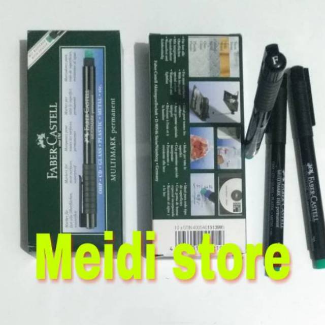 

Pen OHP/ tipe M Multimark 1513 permanent / Spidol Fabercastel/ OPF Biru / pen