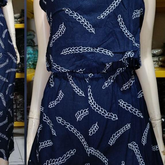 Jumpsuit kipir panjang Bali motif Bunga