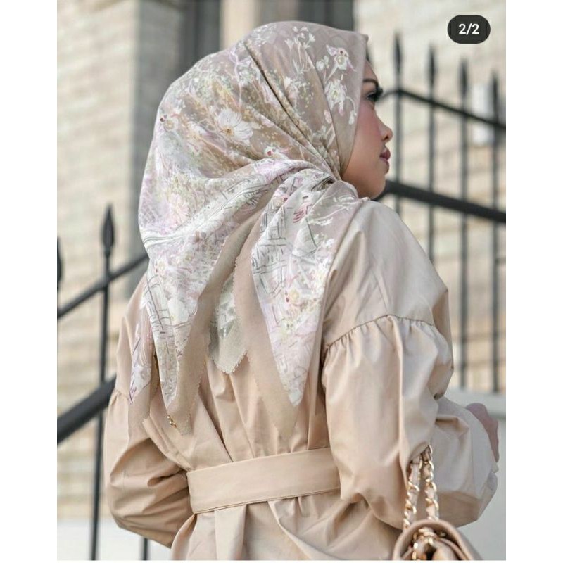 SALE BRITISH KHAKI BUTTONSCARVES