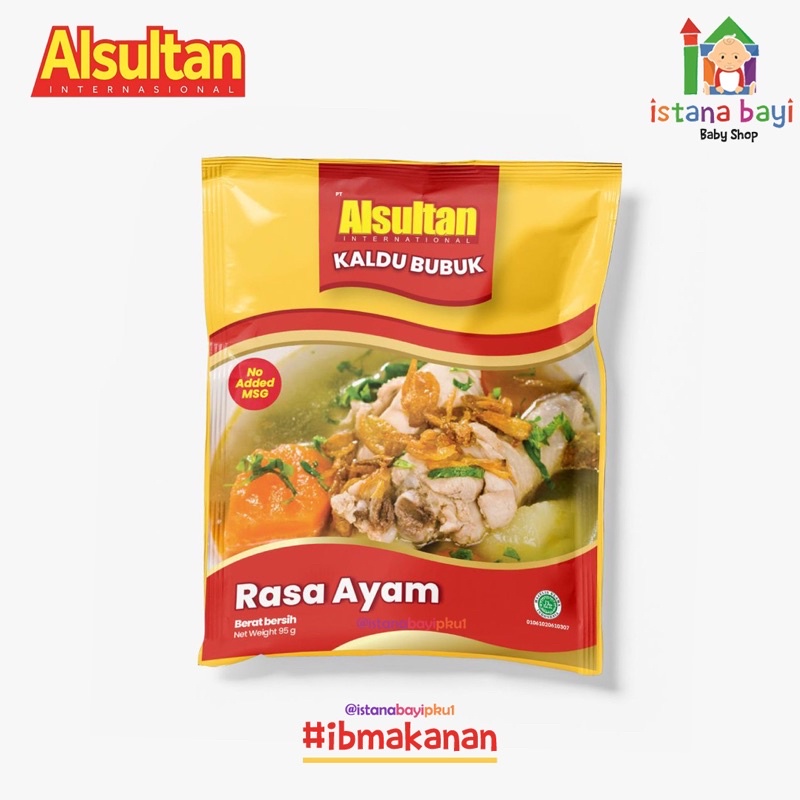 Kaldu Alsultan Non MSG - kaldu Makanan Mpasi bayi/Kaldu anak non MSG