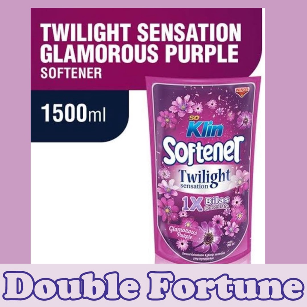 SO KLIN SOFTENER  TWILIGHT SENSATION  GLAMOUROUS PURPLE  Pouch 1500ML