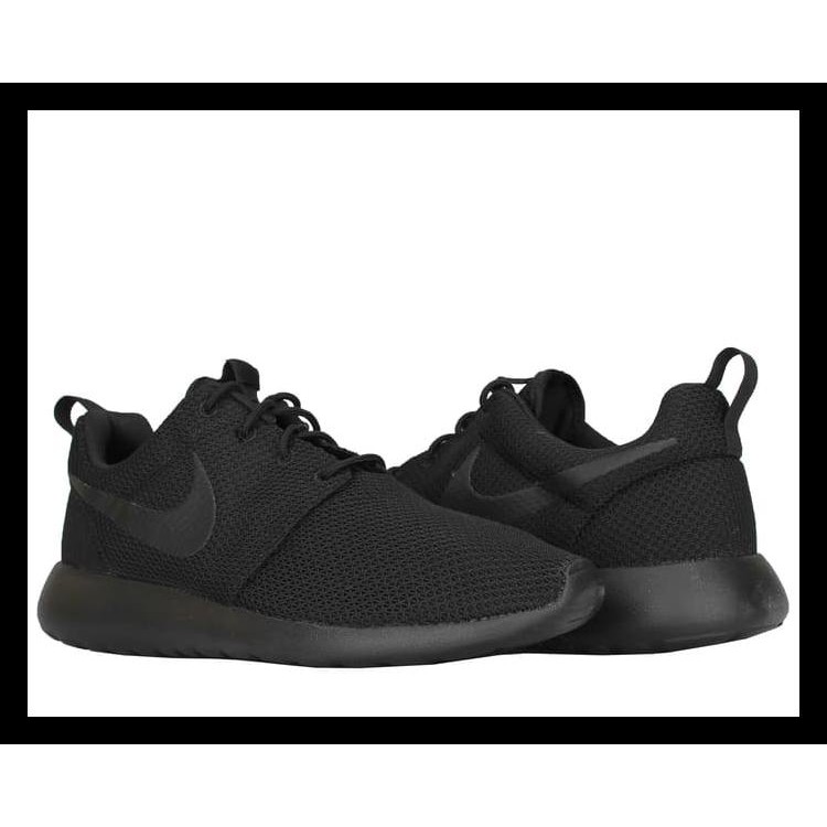 Cuci Gudang Nike Roshe Run Original Full Black Best Seller 