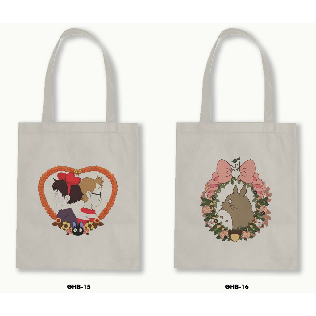 TOTE BAG BLACU - STUDIO GHIBLI .01