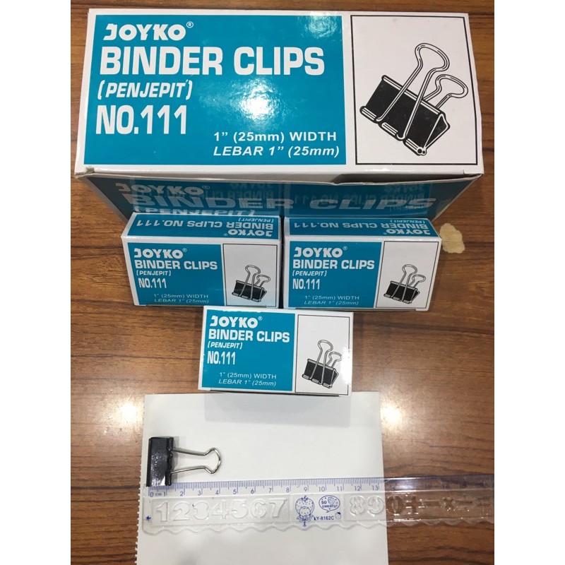 

Binder clip joyko no 111/ klip buku/ klip jepit