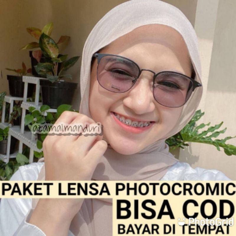 kacamata wanita 0081 lensa photocromic