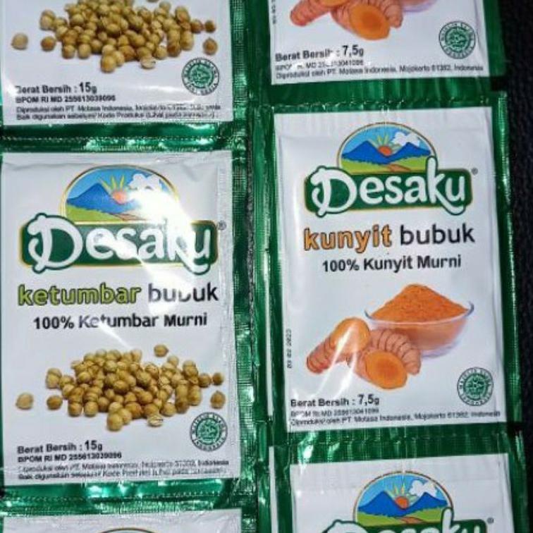 

Baru Restok | TnP Desaku Kunyit dan ketumbar bubuk renceng @12 pcs |Lagi@diskon