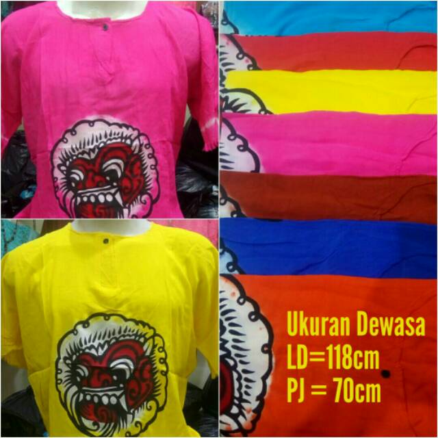 NEW RESTOCK Barong Stabilo Halus  Ukuran Dewasa